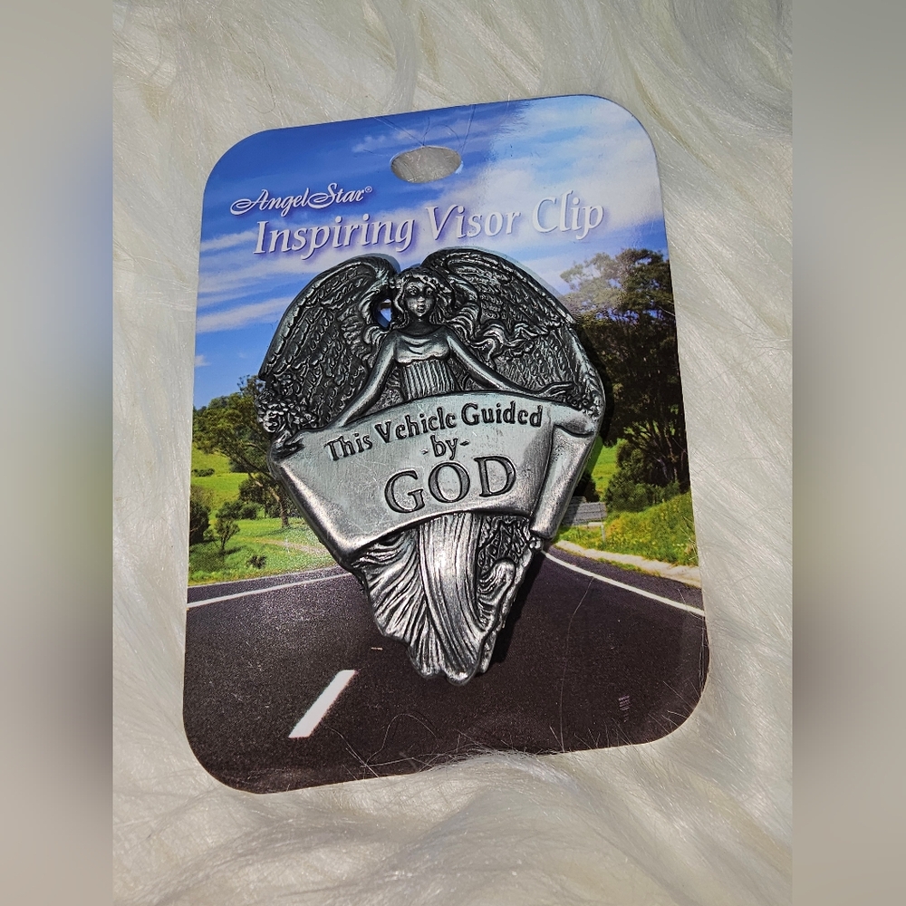 Angels Silver Visor Clip‎ by Angels